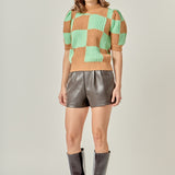 Check Pattern Sweater