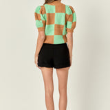 Check Pattern Sweater