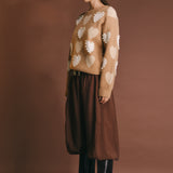 Pearl with Heart Pattern Sweater