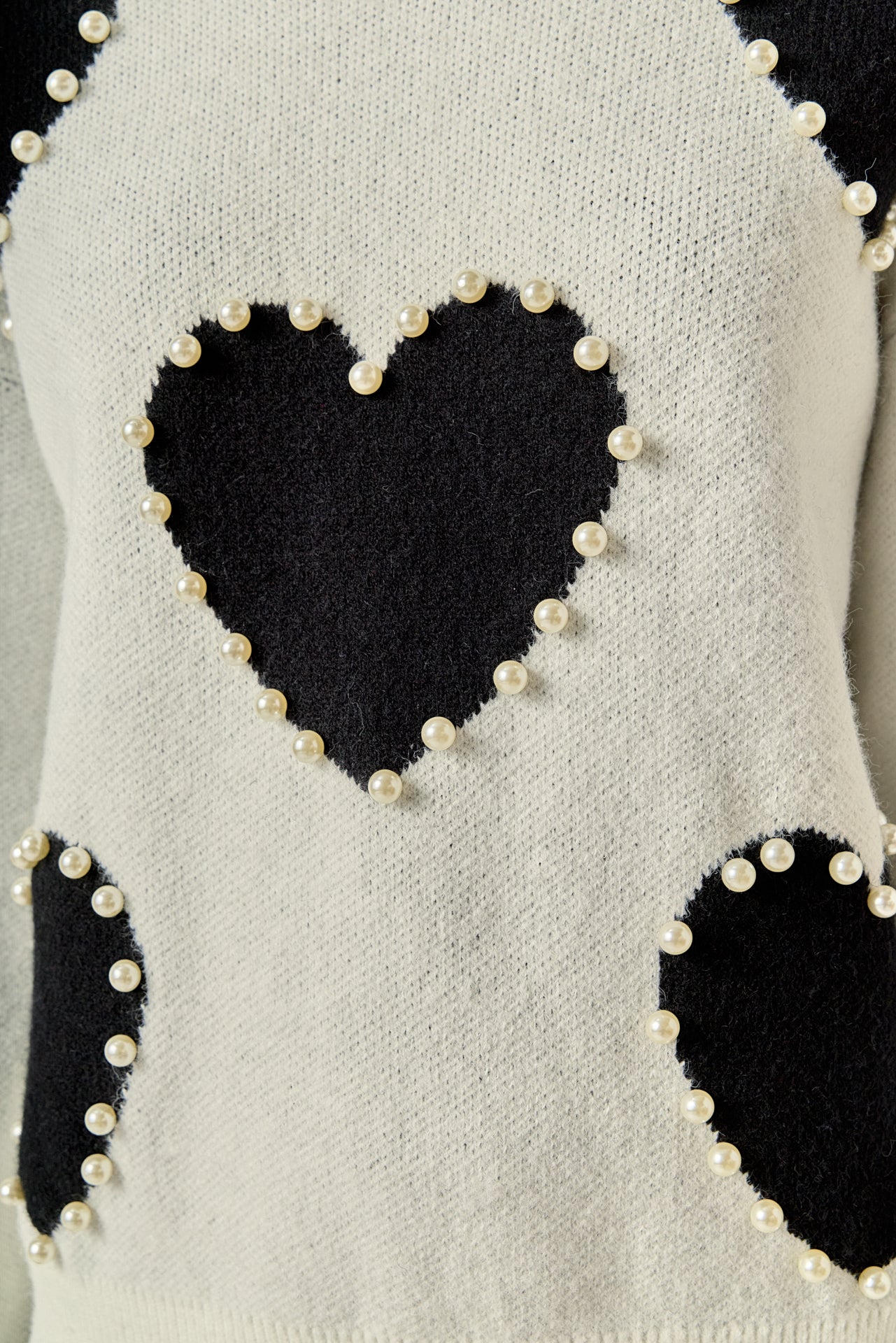 Long-Sleeve Heart Sweater – English Factory
