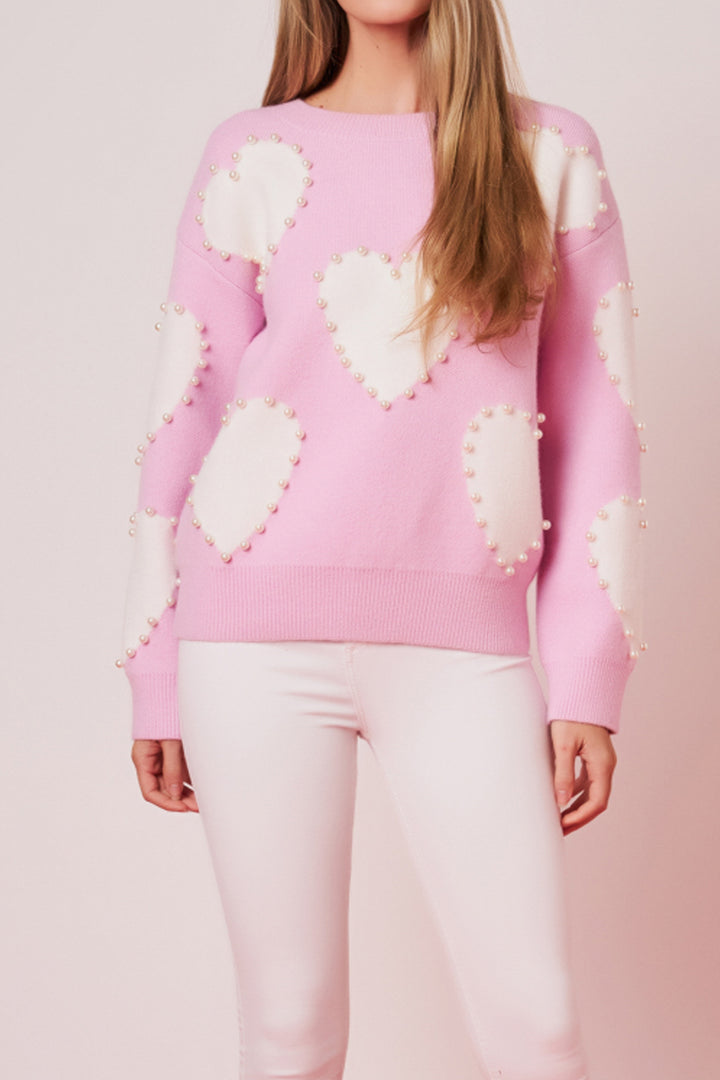 BIG  HEART Sweater