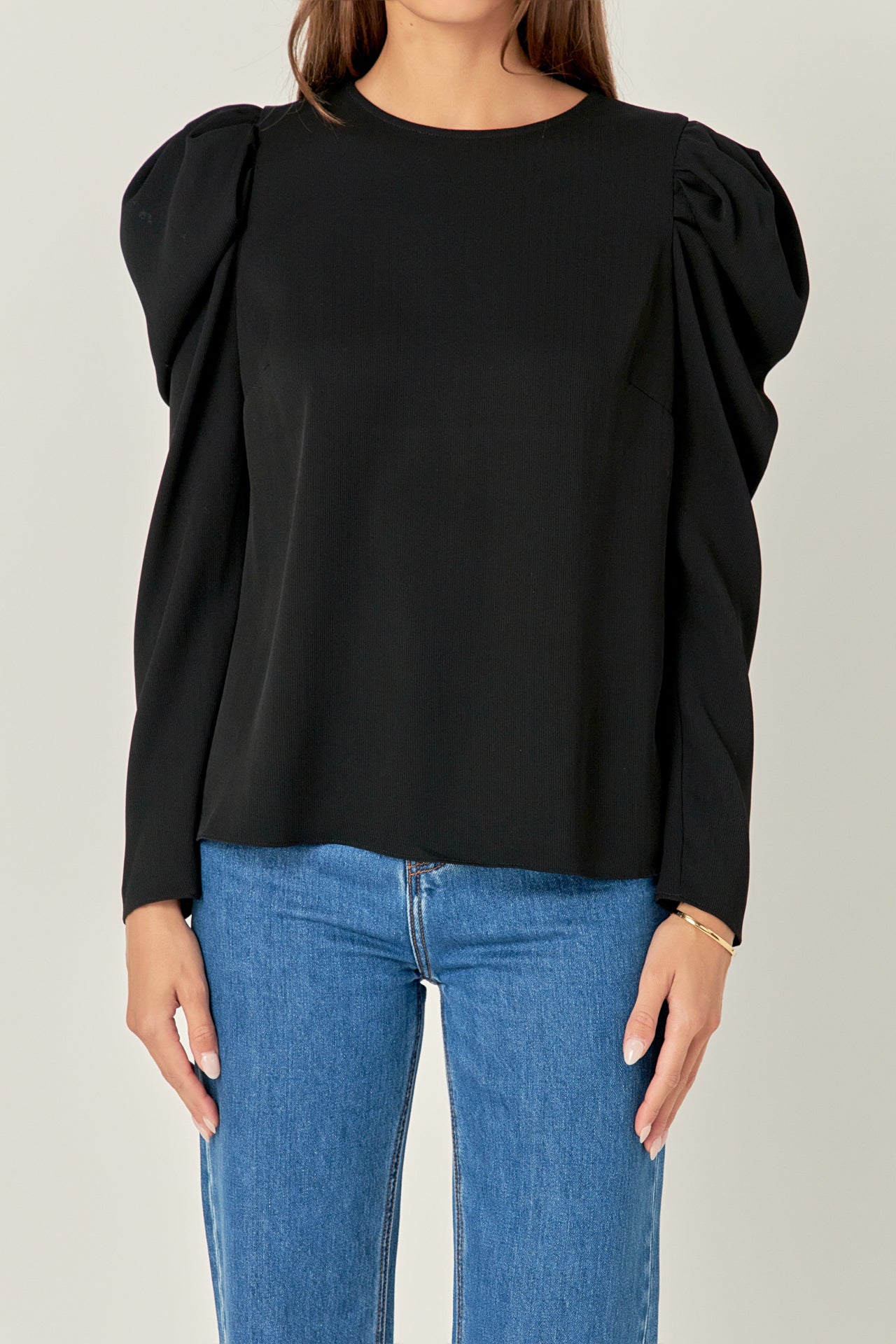 Puff Long Sleeve Top – English Factory