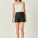 Fuzzy Crop Tank Top