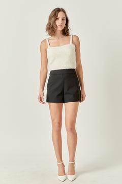 Fuzzy Crop Tank Top
