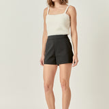 Fuzzy Crop Tank Top