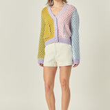 Contrast Detail Cardigan