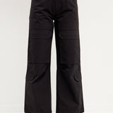 High-Waisted Wide Leg Cargo Pants