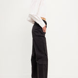 High-Waisted Wide Leg Cargo Pants