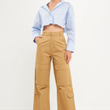 Wide Leg Cargo Pants