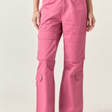 Wide Leg High-Waisted Cargo Pants