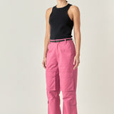 Wide Leg High-Waisted Cargo Pants