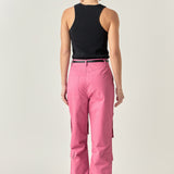 Wide Leg High-Waisted Cargo Pants