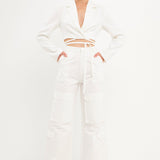 Wide Leg Cargo Pants