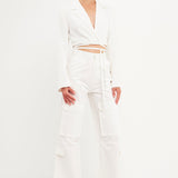 Wide Leg Cargo Pants