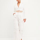 Wide Leg Cargo Pants