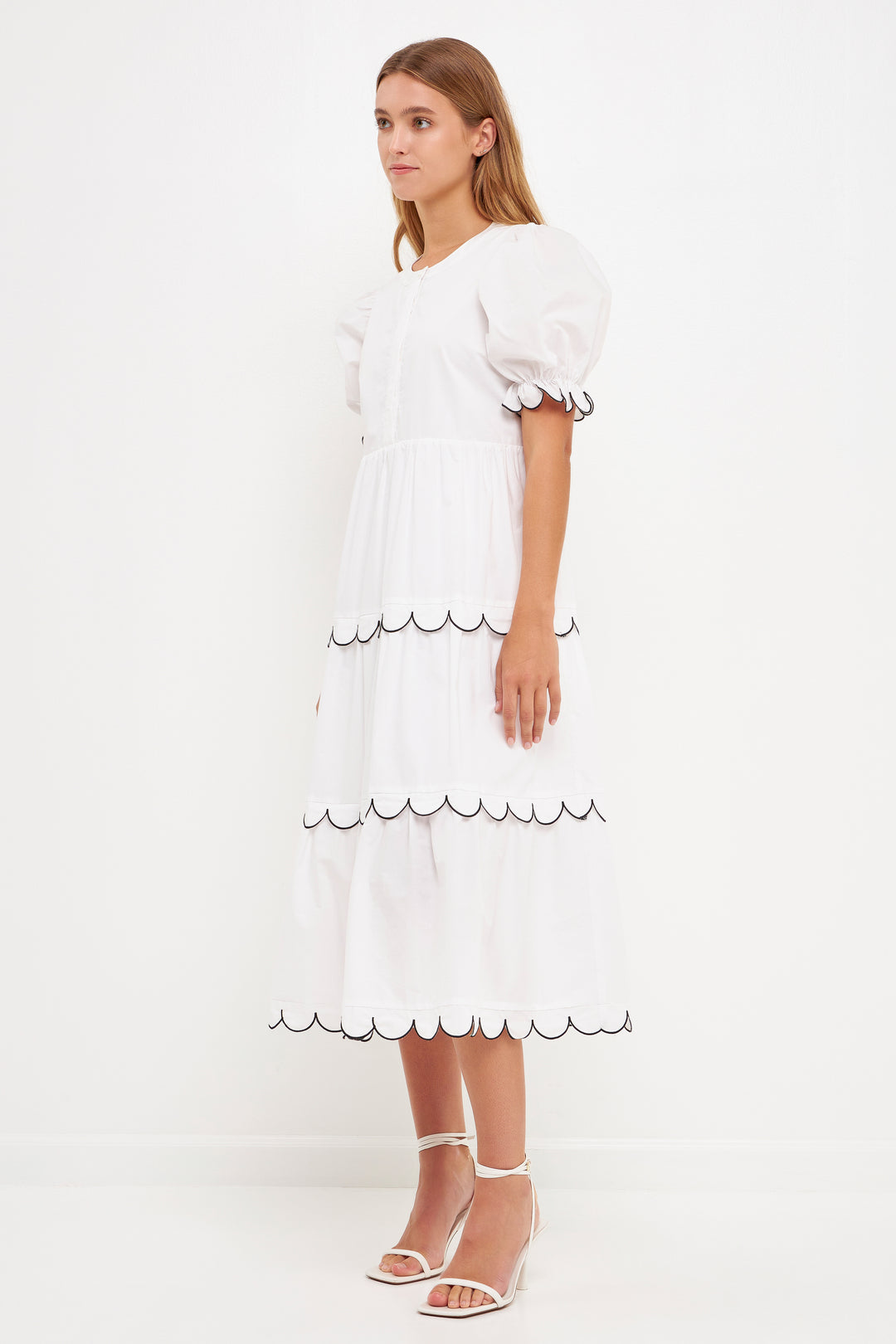 SHORELINE SCALLOPED DRESS main image 0