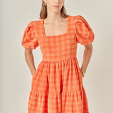 Tweed Babydoll Dress