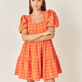 Tweed Babydoll Dress