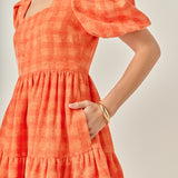 Tweed Babydoll Dress