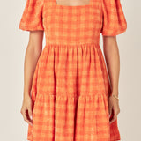 Tweed Babydoll Dress