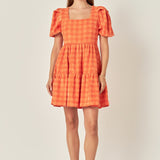 Tweed Babydoll Dress