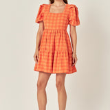 Tweed Babydoll Dress