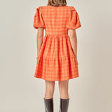 Tweed Babydoll Dress