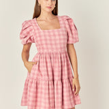 Tweed Babydoll Dress