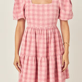Tweed Babydoll Dress