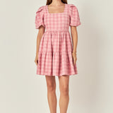 Tweed Babydoll Dress