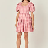 Tweed Babydoll Dress