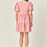 Tweed Babydoll Dress