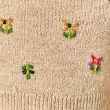 Beaded Detail Knit Tank Top