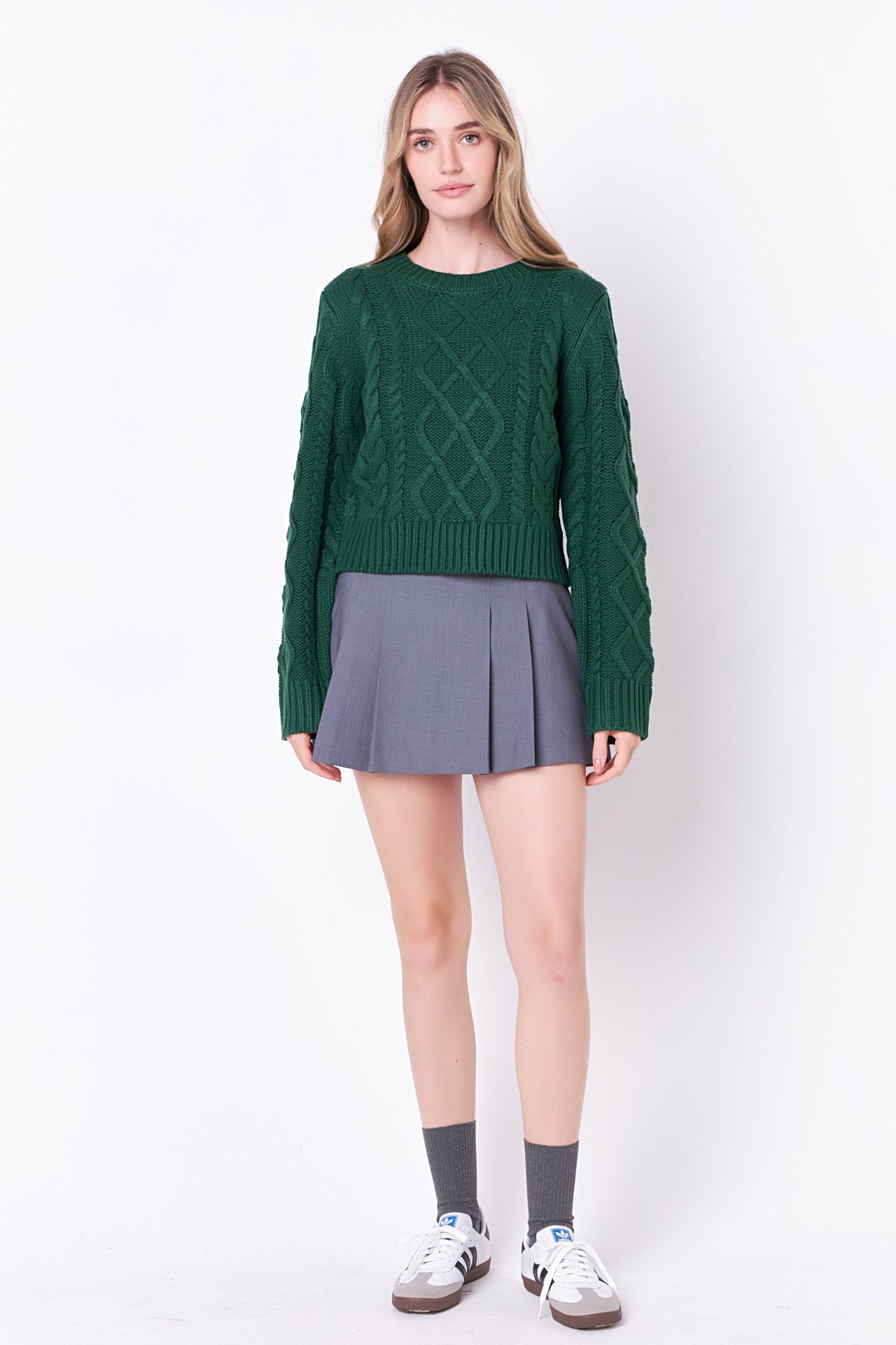 Cable-Knit Sweater