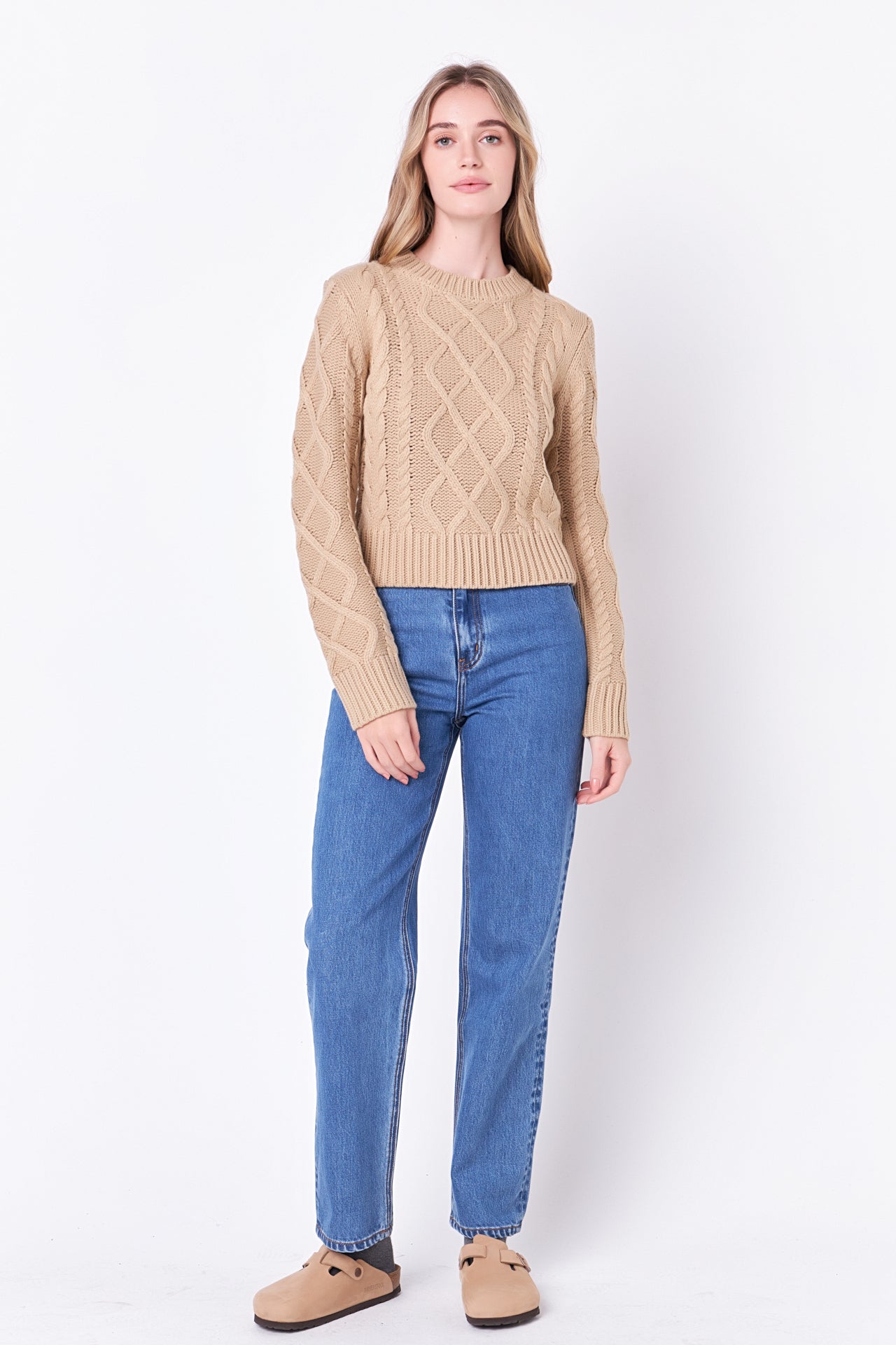 Cable-Knit Sweater