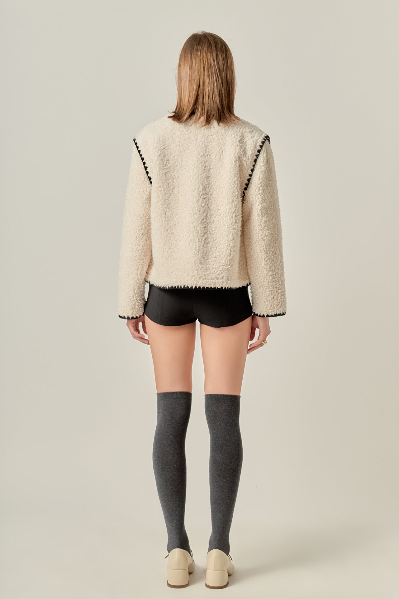 Premium Faux Shearling Jacket – English Factory