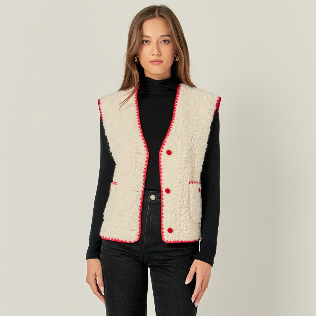 Premium Faux Shearling Vest