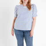 Stripe Women Knit Shirt