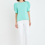 Stripe Women Knit Shirt