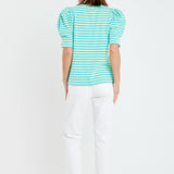Stripe Women Knit Shirt
