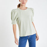 Stripe Women Knit Shirt