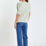 Stripe Women Knit Shirt