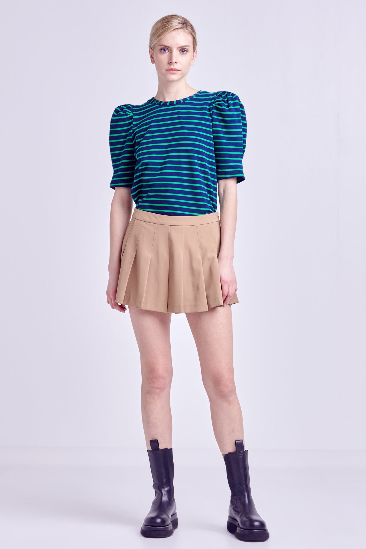 Stripe Women Knit Shirt