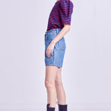 Stripe Women Knit Shirt