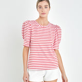 Stripe Women Knit Shirt