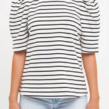 Stripe Women Knit Shirt