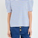 Stripe Women Knit Shirt