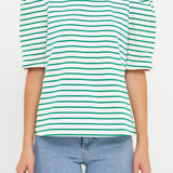 Stripe Women Knit Shirt