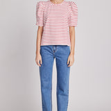 Stripe Women Knit Shirt