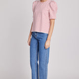 Stripe Women Knit Shirt